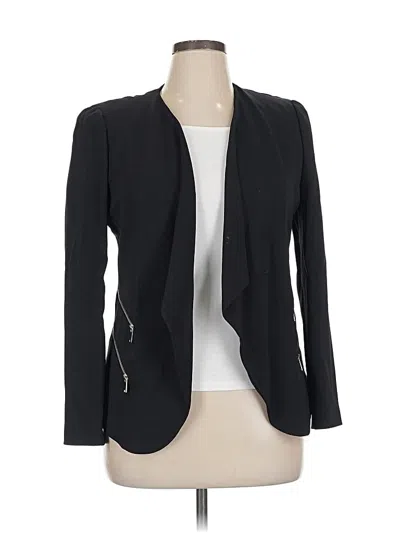 Pre-owned Zara Blazer Jacket In Black