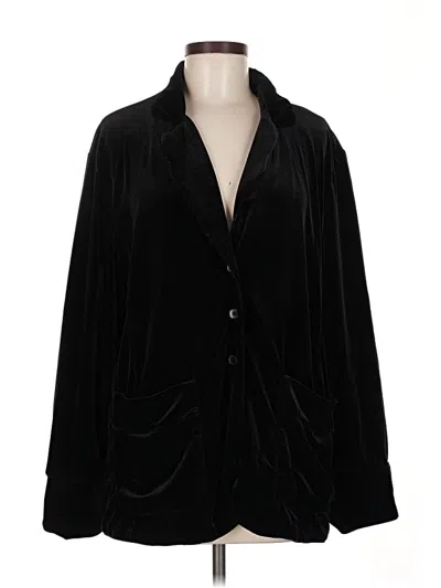 Pre-owned Zara Blazer Jacket In Black