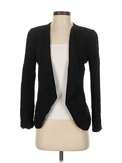 Pre-owned Zara Blazer Jacket In Black