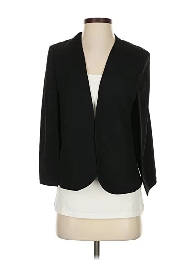 Pre-owned Zara Blazer Jacket In Black