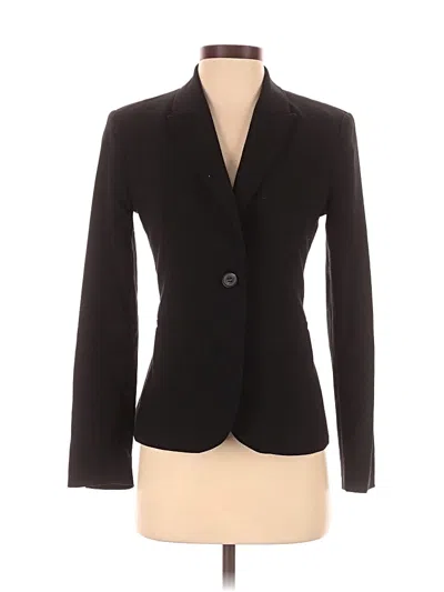 Pre-owned Zara Blazer Jacket In Black
