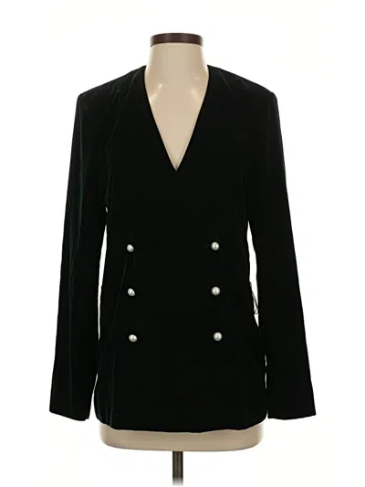 Pre-owned Zara Blazer Jacket In Black