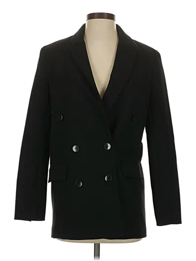 Pre-owned Zara Blazer Jacket In Black