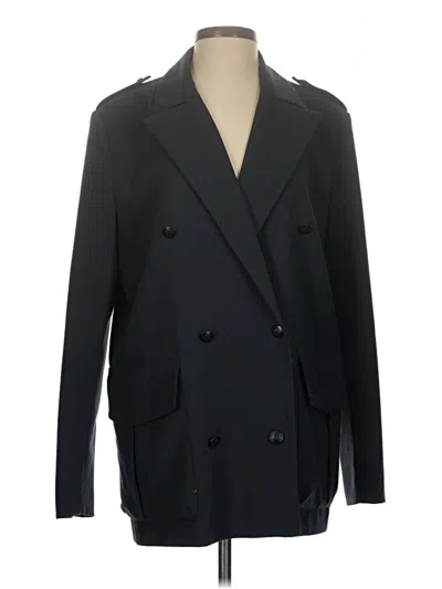 Pre-owned Zara Blazer Jacket In Black