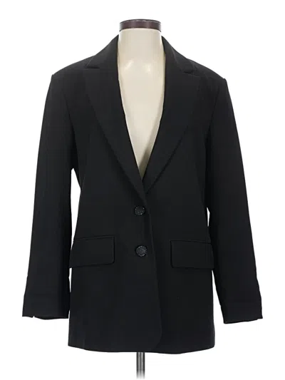 Pre-owned Zara Blazer Jacket In Black