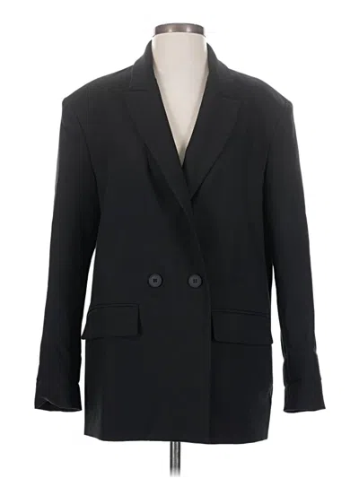 Pre-owned Zara Blazer Jacket In Black