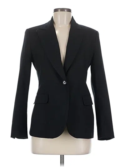 Pre-owned Zara Blazer Jacket In Black