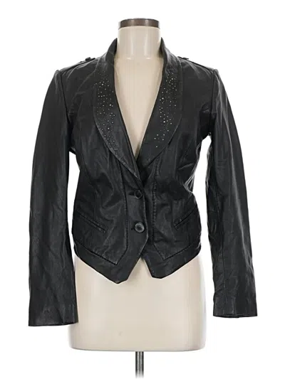 Pre-owned Zara Blazer Jacket In Black