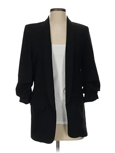 Pre-owned Zara Blazer Jacket In Black