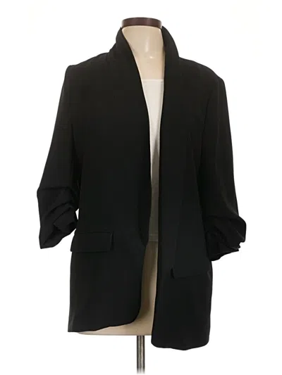 Pre-owned Zara Blazer Jacket In Black