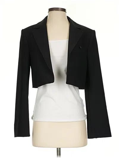 Pre-owned Zara Blazer Jacket In Black