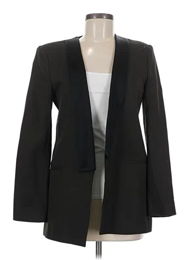 Pre-owned Zara Blazer Jacket In Black