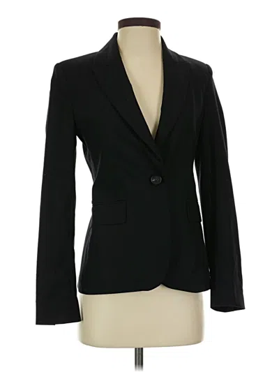 Pre-owned Zara Blazer Jacket In Black