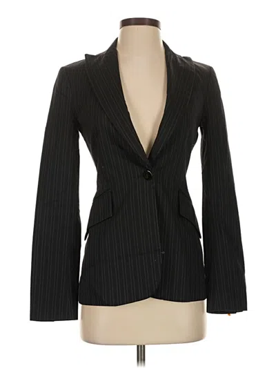 Pre-owned Zara Blazer Jacket In Black