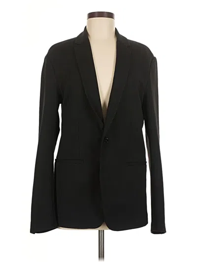 Pre-owned Zara Blazer Jacket In Black