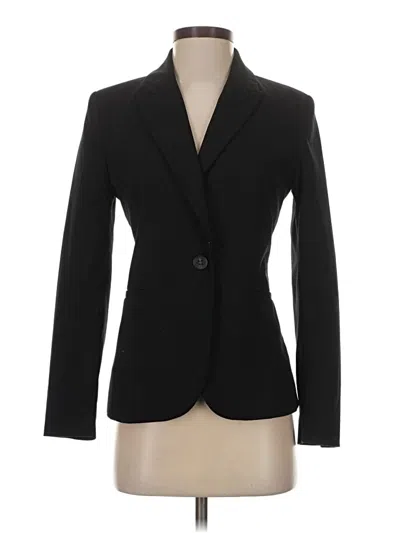 Pre-owned Zara Blazer Jacket In Black