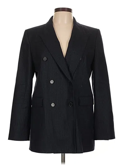 Pre-owned Zara Blazer Jacket In Black