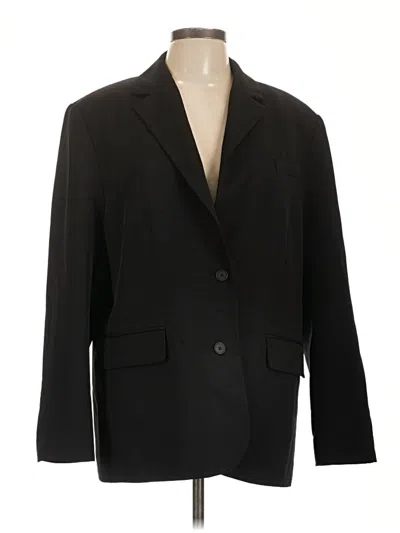 Pre-owned Zara Blazer Jacket In Black
