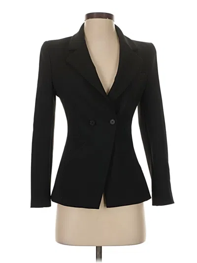 Pre-owned Zara Blazer Jacket In Black