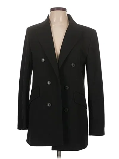 Pre-owned Zara Blazer Jacket In Black
