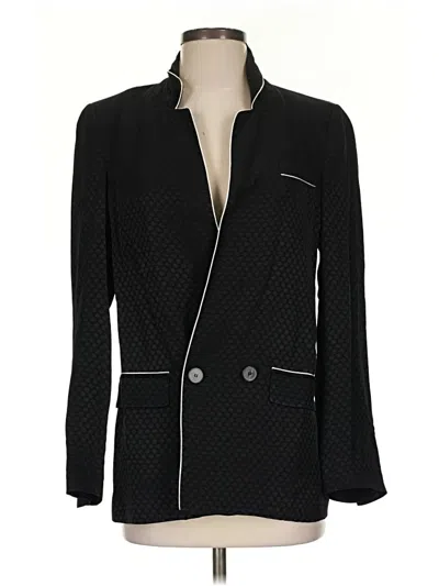 Pre-owned Zara Blazer Jacket In Black