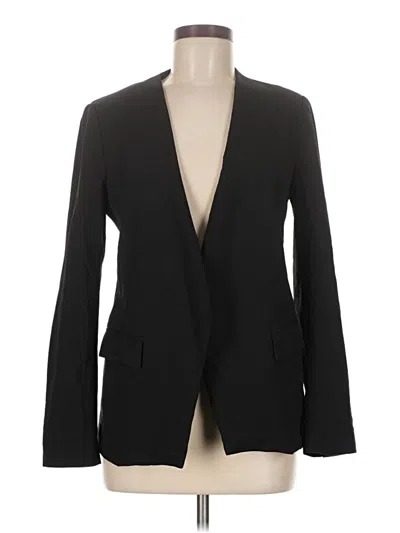 Pre-owned Zara Blazer Jacket In Black