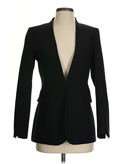 Pre-owned Zara Blazer Jacket In Black
