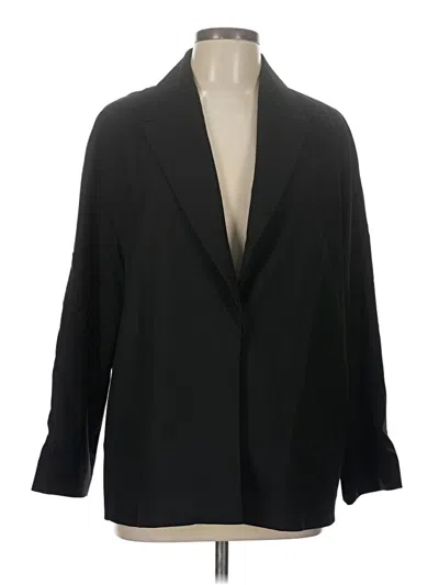 Pre-owned Zara Blazer Jacket In Black