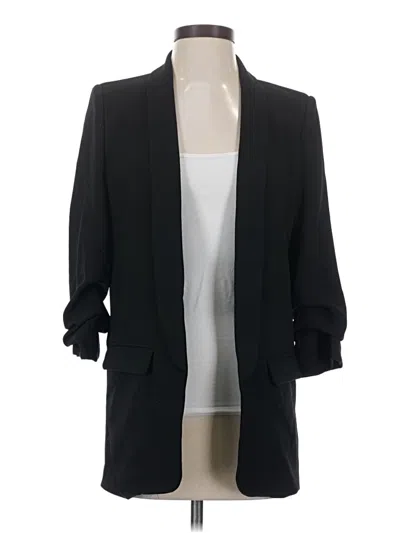 Pre-owned Zara Blazer Jacket In Black