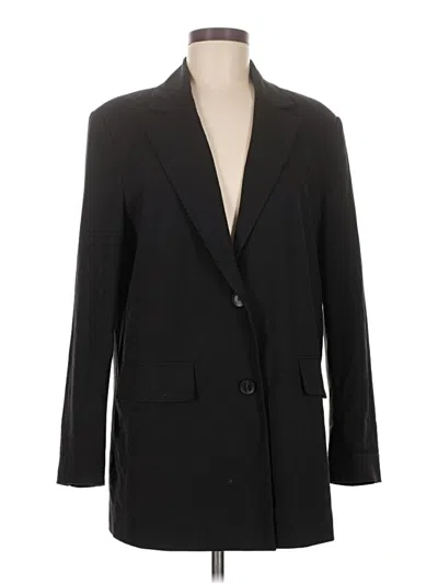Pre-owned Zara Blazer Jacket In Black