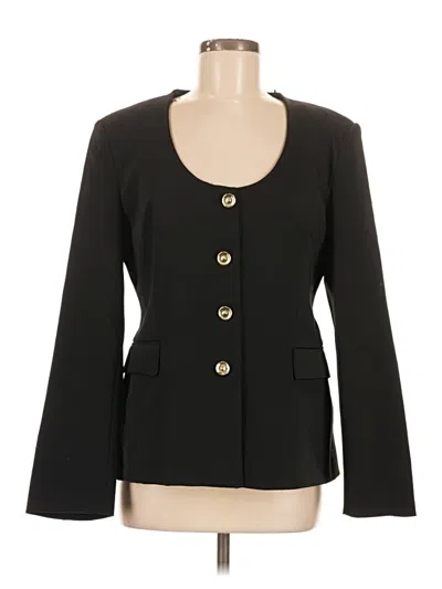 Pre-owned Zara Blazer Jacket In Black