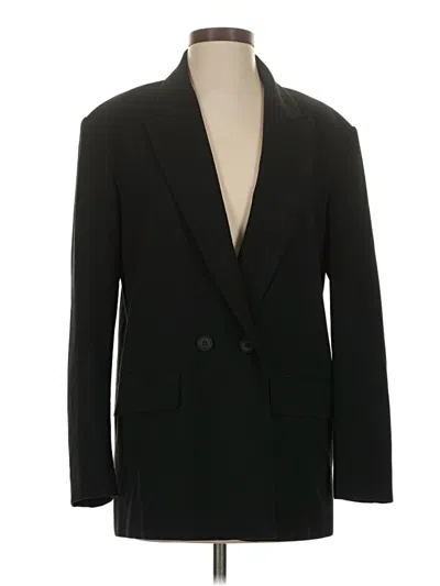 Pre-owned Zara Blazer Jacket In Black