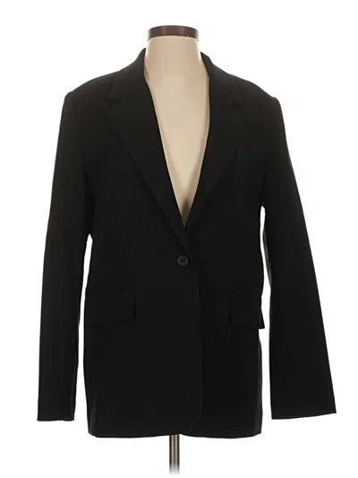 Pre-owned Zara Blazer Jacket In Black