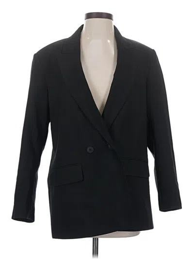 Pre-owned Zara Blazer Jacket In Black
