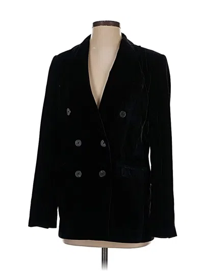 Pre-owned Zara Blazer Jacket In Black