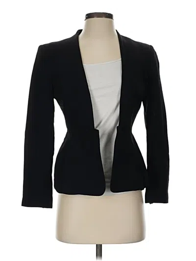Pre-owned Zara Blazer Jacket In Black