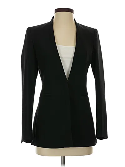 Pre-owned Zara Blazer Jacket In Black