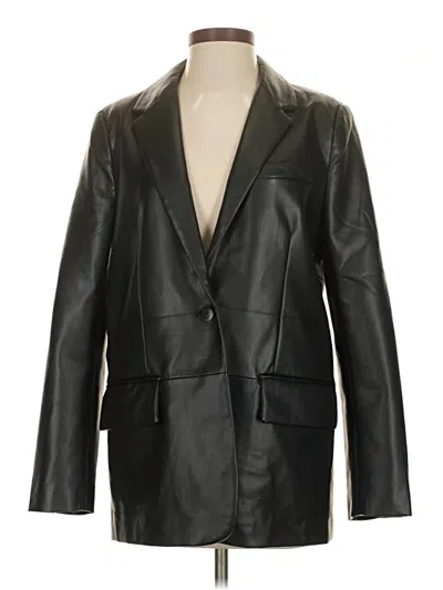 Pre-owned Zara Blazer Jacket In Black