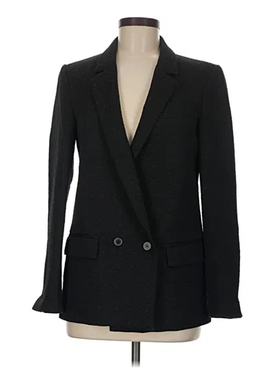 Pre-owned Zara Blazer Jacket In Black