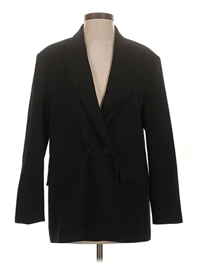 Pre-owned Zara Blazer Jacket In Black