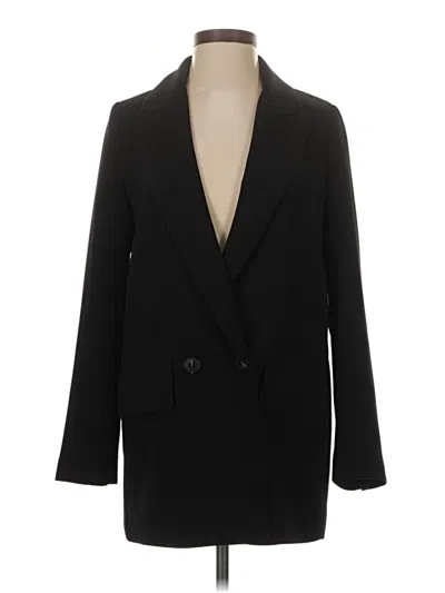 Pre-owned Zara Blazer Jacket In Black