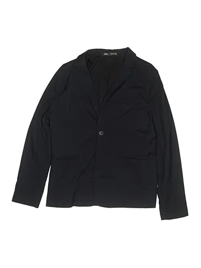 Pre-owned Zara Kids' Blazer Jacket In Black