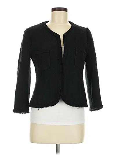 Pre-owned Zara Blazer Jacket In Black
