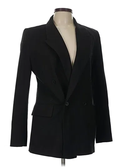 Pre-owned Zara Blazer Jacket In Black