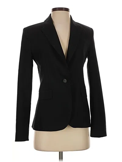 Pre-owned Zara Blazer Jacket In Black