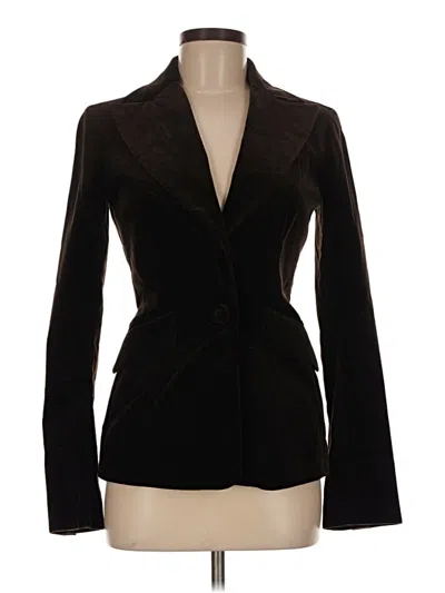 Pre-owned Zara Blazer Jacket In Black