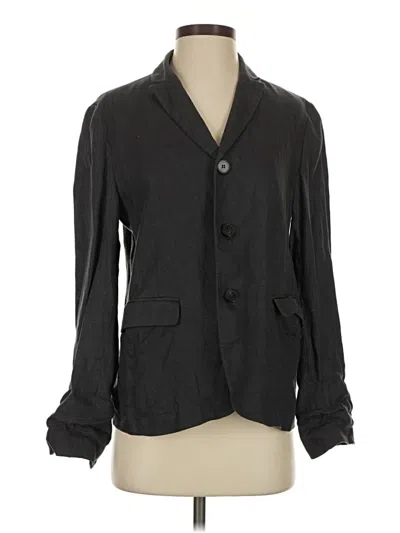 Pre-owned Zara Blazer Jacket In Black