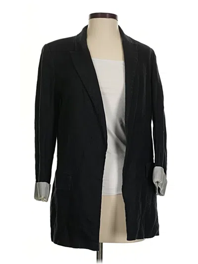 Pre-owned Zara Blazer Jacket In Black