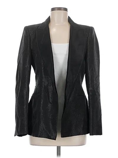 Pre-owned Zara Blazer Jacket In Black