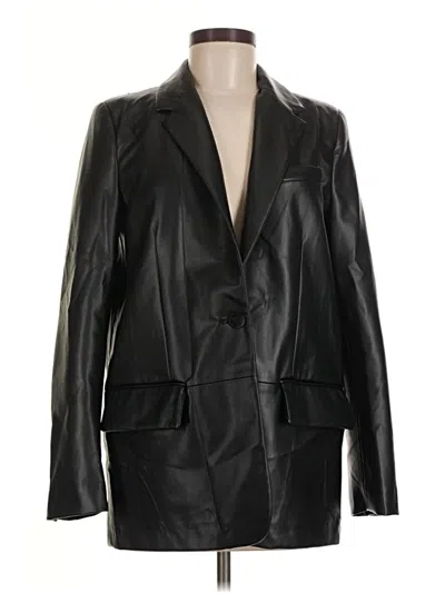 Pre-owned Zara Blazer Jacket In Black